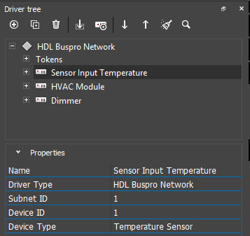 HDL Buspro Device Parameters