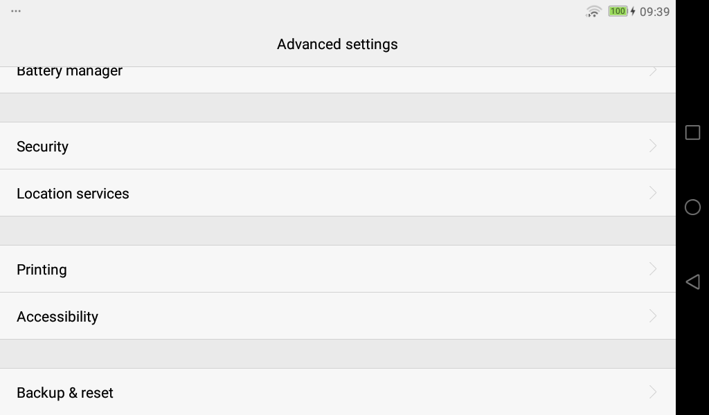 Сброс настроек